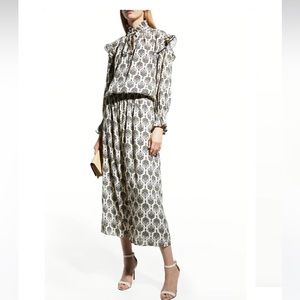 NWT Finley Mary Jane Dress Vintage Medallion Print